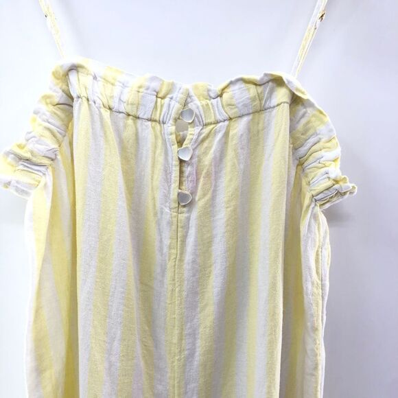 Stoney Clover Lane x Target Striped Jumpsuit Light Yellow Large - Picture 6 of 8